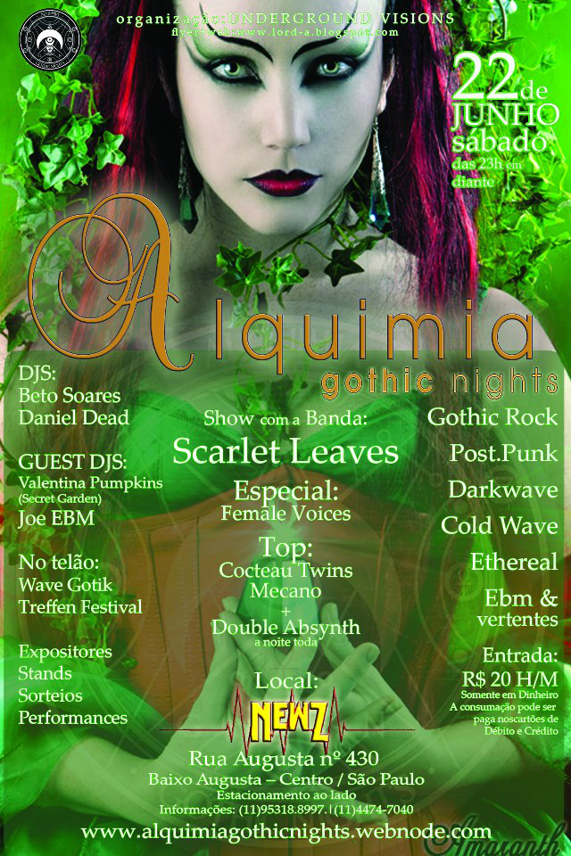 Cartaz do evento Show Scarlet Leaves